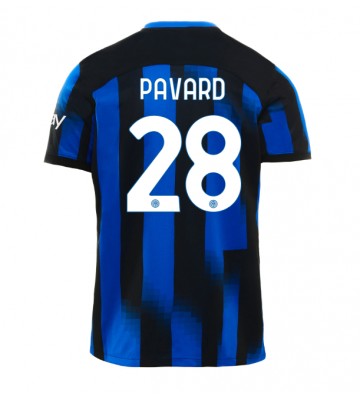 Inter Milan Benjamin Pavard #28 Hjemmebanetrøje 2023-24 Kort ærmer